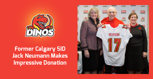 Former Calgary SID Jack Neumann Makes Impressive Donation
